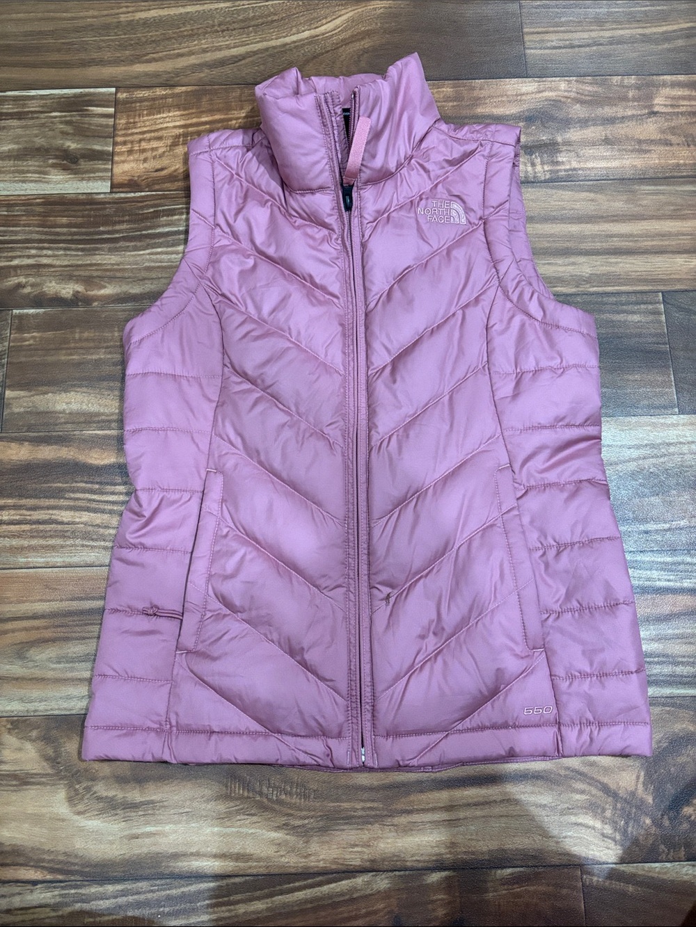 The North Face Dusty Rose Quilted Insulated Vest